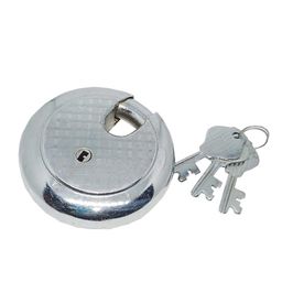 Unikkus Set of 2 Heavy Shutter Round Lock and Keys for Shop, Home, Room, Size 90 MM image 4
