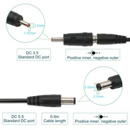 Krzna USB-A Cable 5V Boost to 9V, 12V Step Up Voltage Converter Transformer DC Power Regulator Line with LED Voltmeter Display image 2