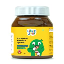 Little Joys Chocolate Spread | No Refined Sugar, No Palm Oil, No Preservatives | Sweetened with Jaggery | Rich Hazelnut, Cocoa, Ragi & Bajra | 300g image 1
