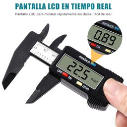 Vinabo Digital Vernier Caliper Classic 150 mm/6 Inches with Large LCD Screen for External, Internal, Depth and Electronic Measuring Tool image 3
