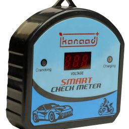 KANAAD® 6 Volt To 32 Volt Dc Corded Electric Digital Voltmeter With Battery Health Indicator And Battery Charging Indicator, Blue image 4