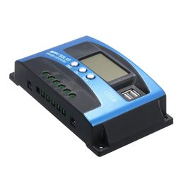 wowobjects WowObjects® 100A MPPT Solar Charge Controller DualLCD Display Auto Solar Cell Panel Charger Regulator image 2