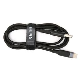 EXCLUZO Charger Cord, Charging Power Cable Fast Charging Tensile Strength for Type-C to DC for Laptops(JD0604-1 (1 Meter)) image 3