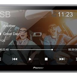 Pioneer DMH-AF555BT 9" Large Capacitive Touch Screen & Seamless Smartphone Mirroring with WebLink® Cast image 1