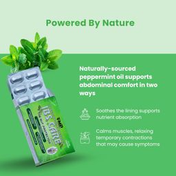 tmp (the mysterious power) TMP IBS CARE – The Gut Protector | Supports Healthy Digestion - Relieves Constipation, Bloating & Acidity | Dual-Release(Acid Resistance & Sustained Release) - Peppermint Oil Capsules (Pack of 4) image 4