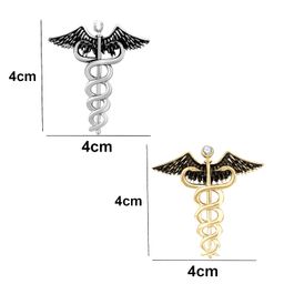 mahi Combo of Caduceus Doctor's Brooch Lapel/Brooch Pin for Men (PACO1105597PR) image 4
