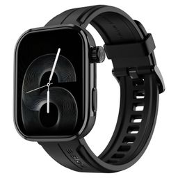 Noise Pro 6 Max Smart Watch:Intelligent AI, Endless AI Watch Faces, AI Companion, 1.96” AMOLED, Stainless Steel Build, Built-in GPS, 5 ATM, EN2 Processor, for iOS & Android(Jet Black) image 1