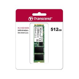 Transcend 512GB M.2 2280 Internal (SSD)| SATA III 6Gb/s SSD | 3D NAND Flash | DDR3 DRAM Cache | Read/Write - up to 560/500 MB/s | 280 TBW | 5 Yrs. Warranty | TS512GMTS830S image 2