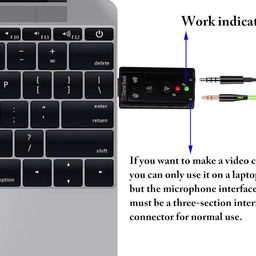 Laprite Hi-Speed USB 2.0 7.1-Channel Virtual USB 3D Stereo Audio Adapter External Sound Card with 3.5 mm Audio and Microphone Ports, Internal Amplifier and Volume Controls image 4