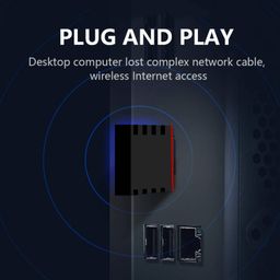 RuhZa USB WiFi Dongle USB 2.0 Wireless 802.11n USB WiFi Adapter Compatible for Raspberry Pi,Raspberry Pi BIOS, Windows 2000 / XP/Vista / Win7/ Win 8 / Win 10 / MAK/Linux 2.4 or Above image 5