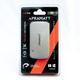 apramatt CR 98 USB 2.0 Card Reader All in one Card Reader, for Pen Drives/Cameras/Mobiles/PC/Laptop/Notebook/Tablet, Docking Station, MS/MS Pro/SD/Micro SD Support image 1