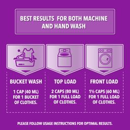 Mr White Liquid Detergent 2L Super Saver Pack | Whiteness Boosters Gives Ultimate Whiteness | No Bleach Formula Keeps Clothes Bright & Safe | Ideal for Front Load, Top Load Machines and Bucket Wash image 5