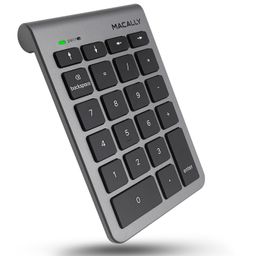 Macally 22 Keys Bluetooth Wireless Numeric Keypad for Mac with Arrow Keys & 10 Key Number Pad Keyboard for Easy Data Entry (Numpad for MacBook Pro Air Laptop iMac Desktop Computer Apple iPad Etc) image 1