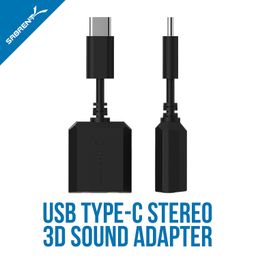 Sabrent USB Type-C External Stereo Sound Adapter for Windows and Mac. Plug and Play No Drivers Needed. (AU-MMSC) image 2