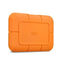 LaCie Rugged 500GB External SSD — USB-C USB 3.0 Thunderbolt 3 for Windows and Mac, 5 yr Data Recovery Services, Drop Shock Dust Water Resistant, Solid State Drive with 1 Mo Adobe CC (STHR500800) image 1