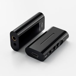 Letshuoer DT03 Headphone Amplifier Portable High Resolution DAC/AMP Supports 32bit/384kHz and DSD256 Headphone with USB Input and Dual Outputs 3.5mm/4.4mm for Smartphones/Laptop/PC/Music Players image 3