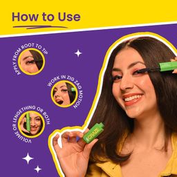 Swiss beauty Craze Duo Mascara | 2-in-1 Lengthening and Volumizing Mascara with non clumping and non flaking finish | Smudgeproof and waterproof | Black, 20ml image 3