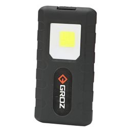Groz Portable Mini Torch with Magnetic Clip | 150 lumens, 3 Watts | Small Torch for Treks, Emergency Torch, Automobile Repairs, Camping, Hiking, etc.| LED/140 image 1