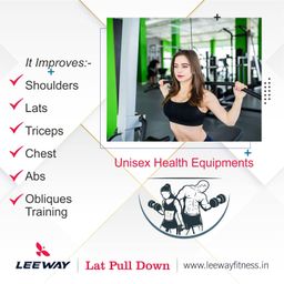 LEEWAY LAT and Lift Pulley System, Cable Machine with Loading Pin for Home Gym, Fitness Workout, Pull Down for Exercise Your Triceps, Biceps Curl, Back, Forearm, Shoulder (Black) image 5