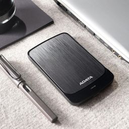 a-data ADATA HV320 2Tb 3.5 Inch Sata Iii Slim External Hard Drive/HDD-Black,for Windows,Mac,Linux,Play Station 5&Xbox Series X with Shock Sensor&AES 256 Encryption-Ahv320-2Tu31-Cbk,Usb3.2_Gen_1 image 2