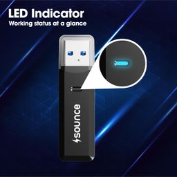 Sounce 2 in 1 USB 3.0 High Speed Multi Card Reader with LED Indicator, Upto 5 GBPS Download, USB Connector, Read Micro SD/SD/SDHC/SDXC Memory Card Compatible with Windows/XP or MAC OS 8,6,9 or Higher image 5