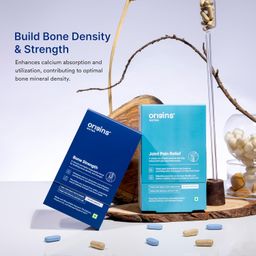 Origins Nutra Bone Strength supplement with Calcium+Vitamin D3+K2-7 for Stronger Bones 56 Capsules image 2
