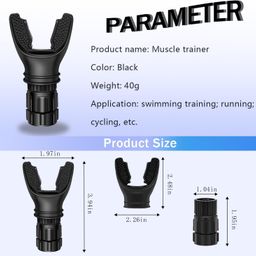 Portable breathing exercise device for lungs, Breathing trainer with Resistance Adjustable, Lung Trainer with excellent quality silicone,Easy to Clean and Use, Improve Breathing Capacity and Endurance image 4
