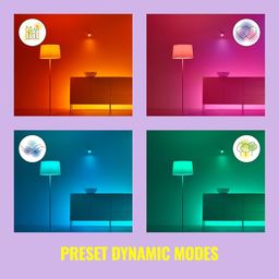 WiZ Remote Light Switch - Works With All Products - Turn Lights On/Off, Brighten or Dim Room - Control With Connected App or Voice Assistant - No Hub Required - Black - 1 Pack image 5