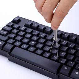 SAVITA Mechanical Keyboard Switch Puller Set, Keycap Remover Kit Keyboard Cleaner Tool Including Keycap Puller, Switch Clamp, Stem Holder, Lube Pen-Easy to Pull (Black) image 5