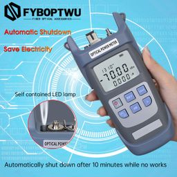 FYBOPTWU - 1pc 3 in 1 Function Fiber Optic Tester Portable Optical Power Meter (FC/SC/ST) & VFL 10km Visual Fault Locator & LED Lighting, OPM & VFL Fiber Optic Tester, Range: (-70) dBm ~ (+10) dBm image 5