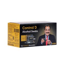 Control D 100 Sterile Alcohol Swabs Antiseptic Prep Wipes Pads image 1