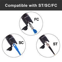 vfltool Visual Fault Locator 30mw 30km, Red Light Pen Kit for Fiber Network Cable Test, VFL Fiber Optic Cable Tester Detector Meter with Universal 2.5mm Adapter for FC SC ST LC Connectors (Aluminum) image 2