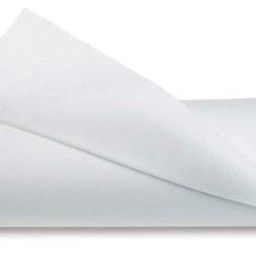 M Fabrics Fusible Interfacing Canvas Paper – 48 Inches Wide, White Paper Fuse for Stitching, Tailoring, Embroidery Backing(Fusible Interlining), 2 Meters Pack image 1