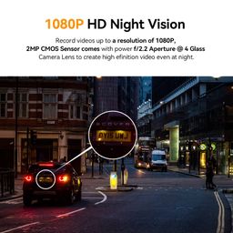 DDPAI Dash Cam, with Wi-Fi 1296P Dash Camera, Emergency Accident Lock, 140 Wide Angle, Car DVR Dashboard Camera with G-Sensor, WDR, Built-in Super Capacitor, SD Card Upto 1TB Supported - Mini PRO image 3