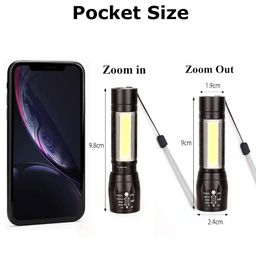 EDNITA Hammer Torch Light, LED 3W Rechargeable Flashlight, Long Distance Beam Range Car Rescue Torch Light, Window Glass & Seat Belt Cutter Built, Portable Torch - Black image 5