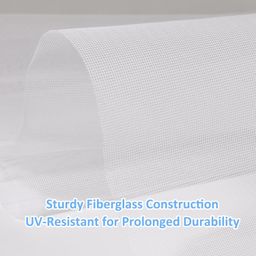 Artlicious 120 GSM Fiberglass Windows Mosquito Net Roll for Balcony Door etc. DIY Cut to Any Size, for Small & Big Windows. Highly Durable and Best in Class Size (White(4x10ft)) image 3