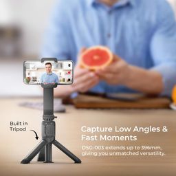 Digitek DSG 003 Single Axis Foldable Smartphone Gimbal with Built in Extendable Telescopic Rod image 3
