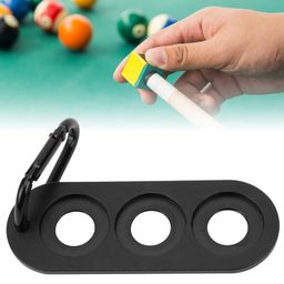 Joint Protector Clip, Pool Stick Joint Protector Holder, Black 8.9cm*3.3cm Easy to Use Stable Training Snooker for Joint Billiard image 4