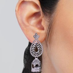 fashion frill Earrings For Women Floral Vintage Design Traditional Drop Jhumke For Women Girls Love Gifts 12 Pair of Earrings image 3