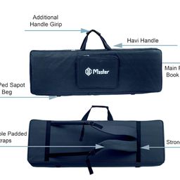 GIG Master Keyboard Bag/Cover/Case for Casio SA-76, SA-77, SA78, 44 Keys Mini Keyboard Cover(Blue) image 4