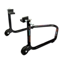 Grand Pitstop Universal Standard Rear Paddock Stand for Motorcycle with Swingarm Rest (Dismantable, Black, Motorcycle Weight Up to 250 Kgs) image 1