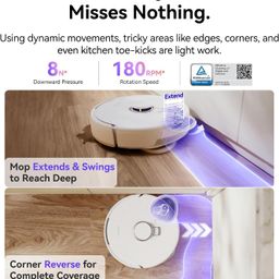 NARWAL Freo Z10 Robot Vacuum and Mop Combo, Tangle Free Robot Mop image 3