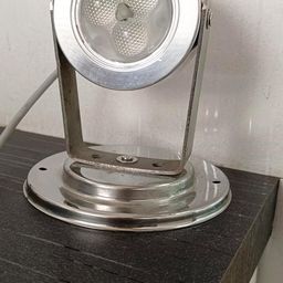 generic HUMA Fountains and Pools 3 LED 9 WATT SS Surface Model Stand Light/Underwater Waterproof SPOT Fountain Stand Light (HF043) (RGB) image 1