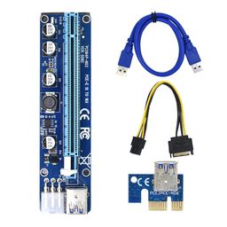 CALANDIS Ver008C Pci-E Riser Card 6 Pin Pci Express Sata Power for Bitcoin Miner image 1