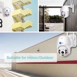 Maizic Smarthome WiFi 1080p FHD 2MP 320° Viewing Area Security Camera - Indoor/Outdoor Usage, Alert Type: [Include Alert Type] - White image 4