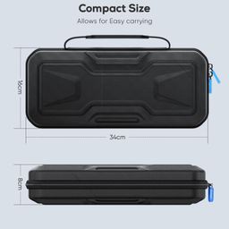 Klipdasse Carrying Case for Playstation Portal Accessories EVA Hard Shell Case Compatible with Ps Portal-Shockproof and Waterproof image 4