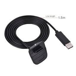 elbme ELBME® For Microsoft for Xbox 360 Wireless Controller USB Charger Quick Charging Cable Cord, Pure Copper(White) image 2