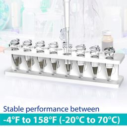 eLabPal Magnetic Bead Rack Separator for DNA/RNA, Magnetic Separation Rack for Biological Sample Purification, Holds 16 Wells of 1.5ml/2ml Centrifuge Tubes image 5