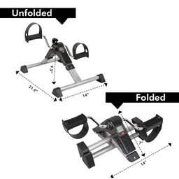 HACER Model A Cycle Pedal Exerciser with Adjustable Resistance and Digital Display Suitable for Light Exercise of Legs & Arms Physiotherapy at Home- 1 Pc image 4