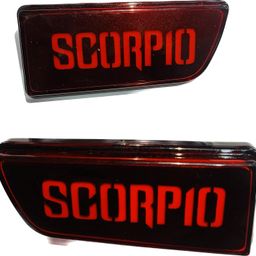 generic Dda Enterprises Rear Neon Reflector Set Of 2Pcs For Mahindra Scorpio 2009-2023 (Alpha Type) image 3